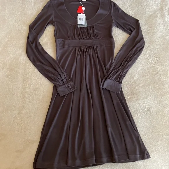 Michael Kors A-Line Scoop Neck Dress - Size 4 - Picture 10 of 16